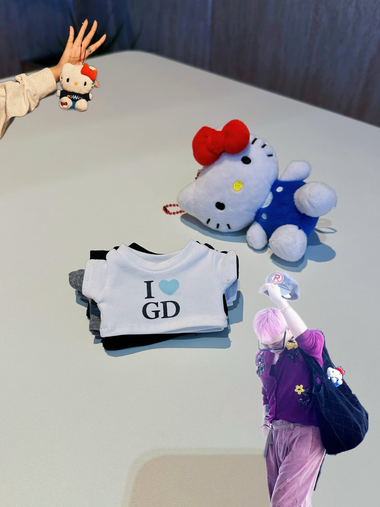 GD same style kitty baby clothes 10cm