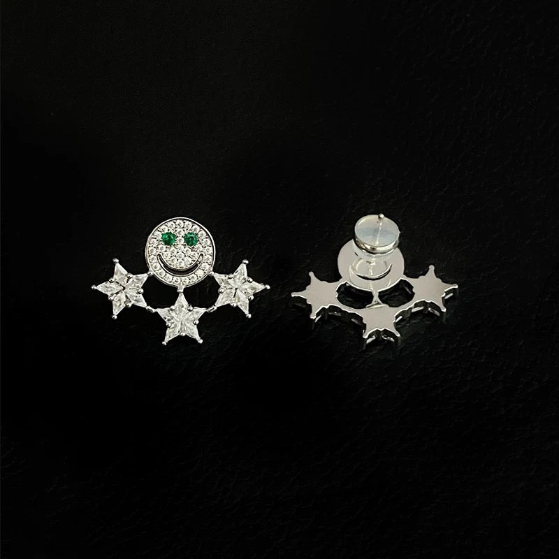 GD same style | eyefunny five-pointed star S925 silver earrings