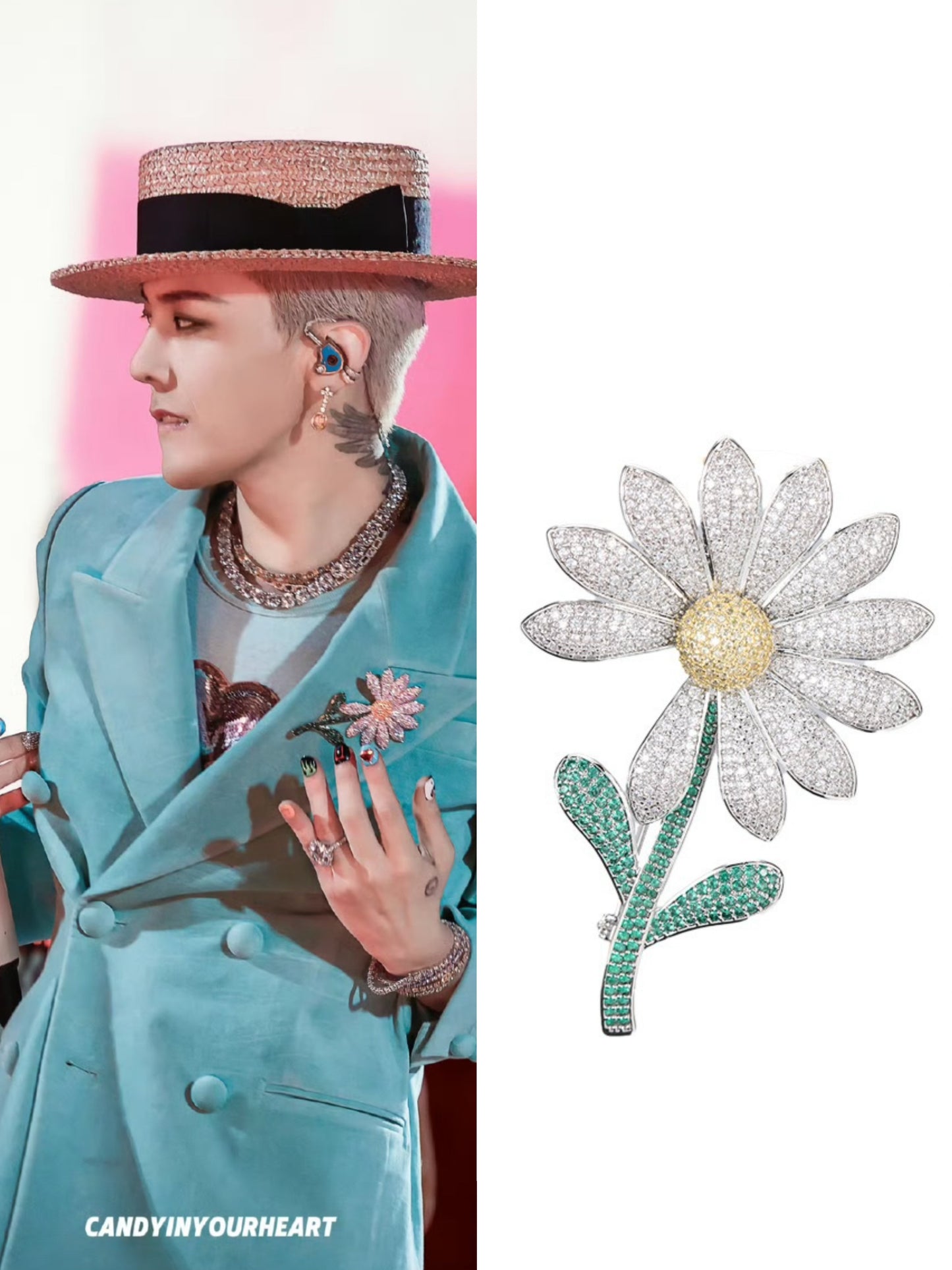 The same style asGD | Daisy brooch