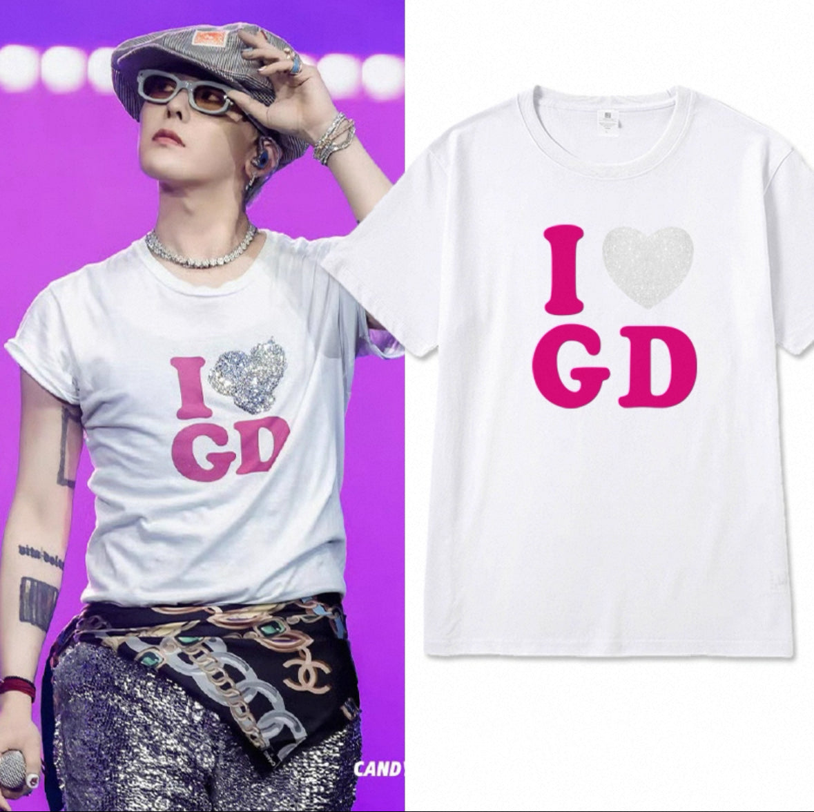 Kwon Jiyong Seoul World Tour Concert Same Style T-shirt