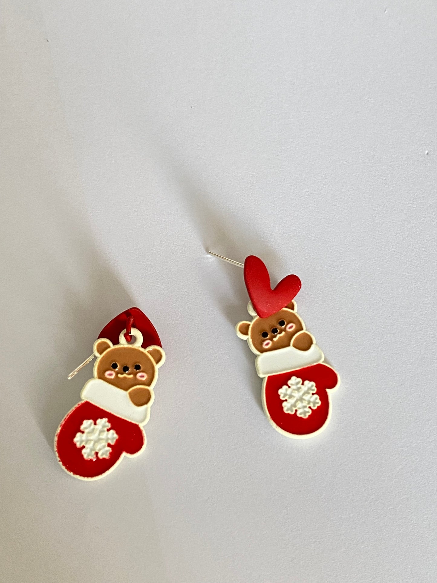 s925 Silver Pin new Christmas earrings