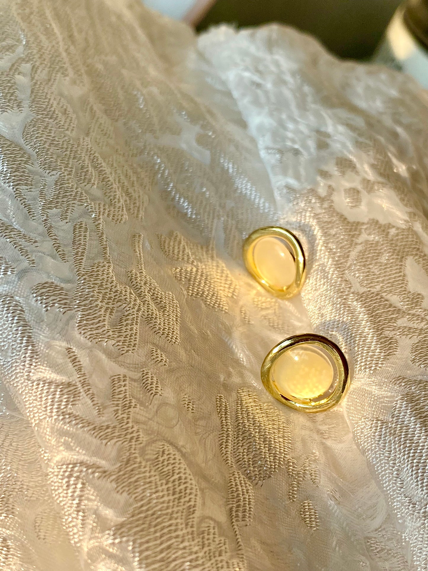 s925 silver needle pearl earrings