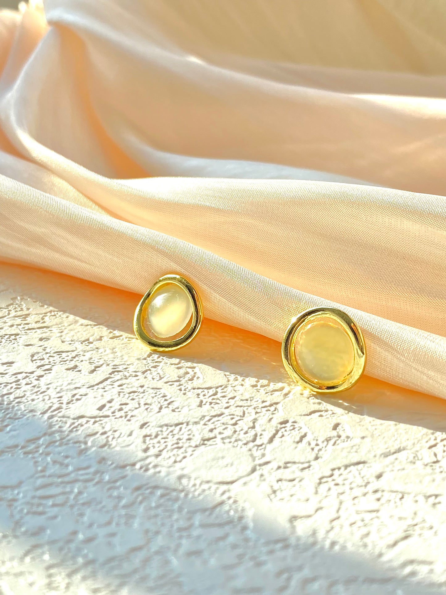 s925 silver needle pearl earrings