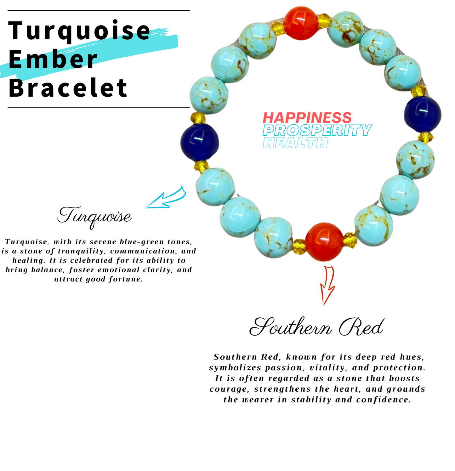 Turquoise Ember Bracelet